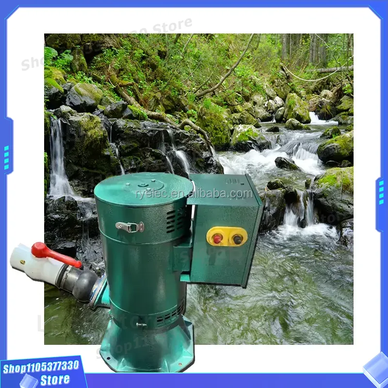 Renewable Energy Hydropower - 800W Micro Hydro Turbine Generator Portable