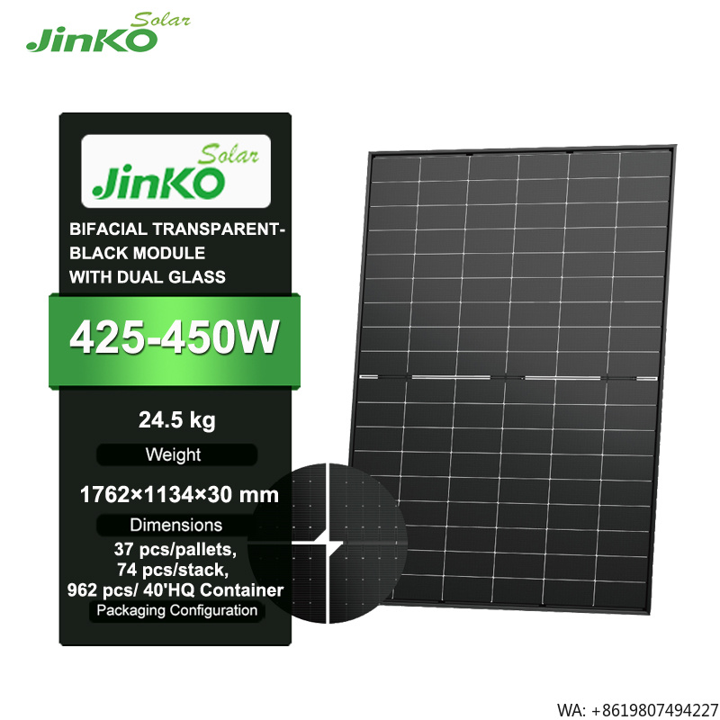 Jinko Solar Panel Tiger Neo - Jinko Tiger Neo 425-450 Watt 54HL4R-BDB