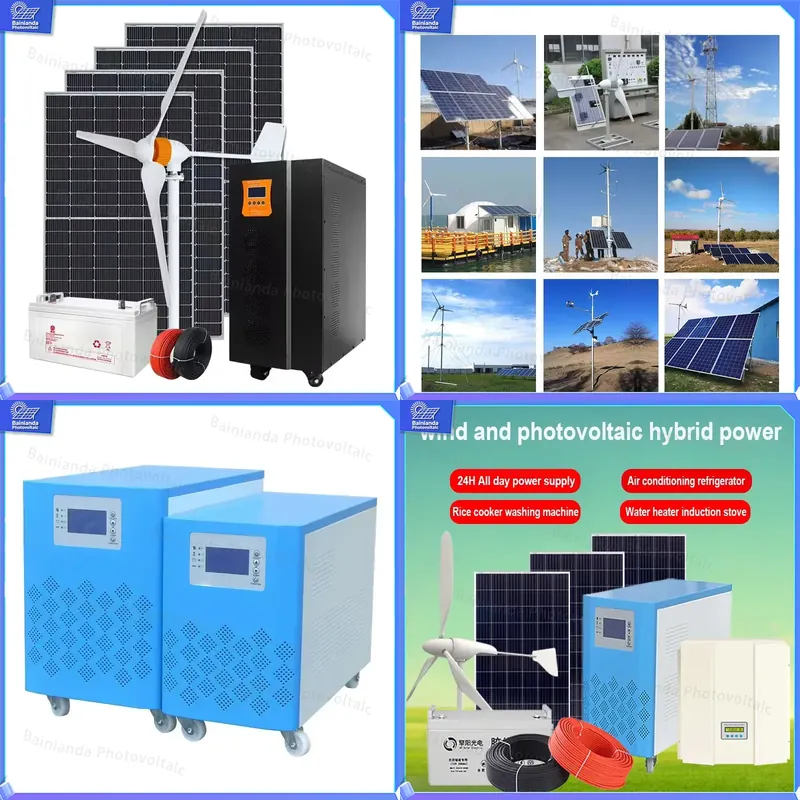 3KW 5KW 8KW Hybrid Wind Solar  - огляд і ціна Renewable Energy Kit