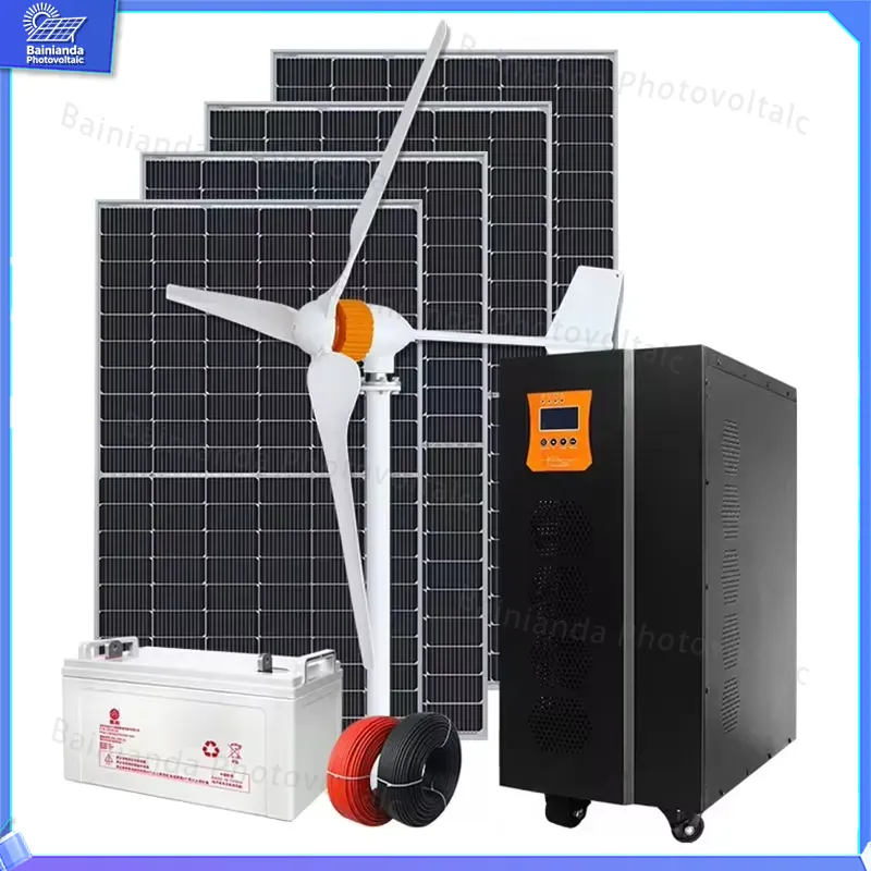 3KW 5KW 8KW Hybrid Wind Solar  - огляд і ціна Renewable Energy Kit