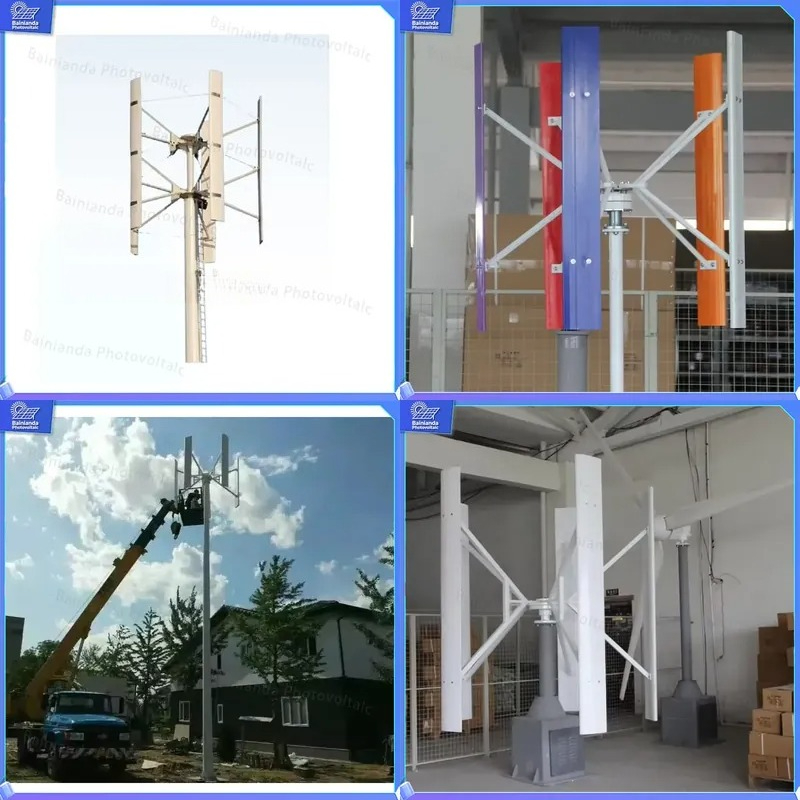 500W 1kW 2kW Vertical Axis Win - огляд і ціна Renewable Energy Kit