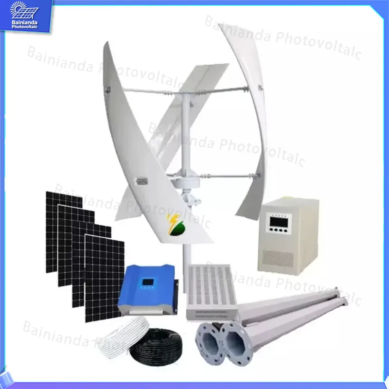 3KW 5KW 10KW Hybrid Wind Solar - огляд і ціна Renewable Energy Kit