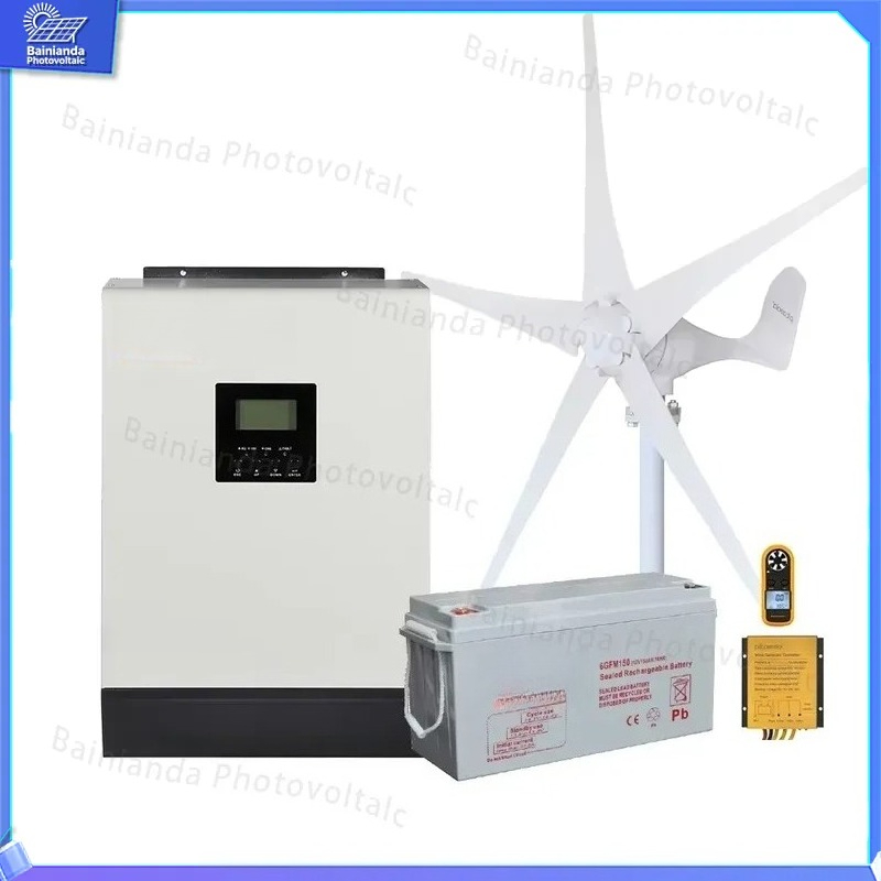 1000W Wind Turbine Generator K - огляд і ціна Renewable Energy Kit