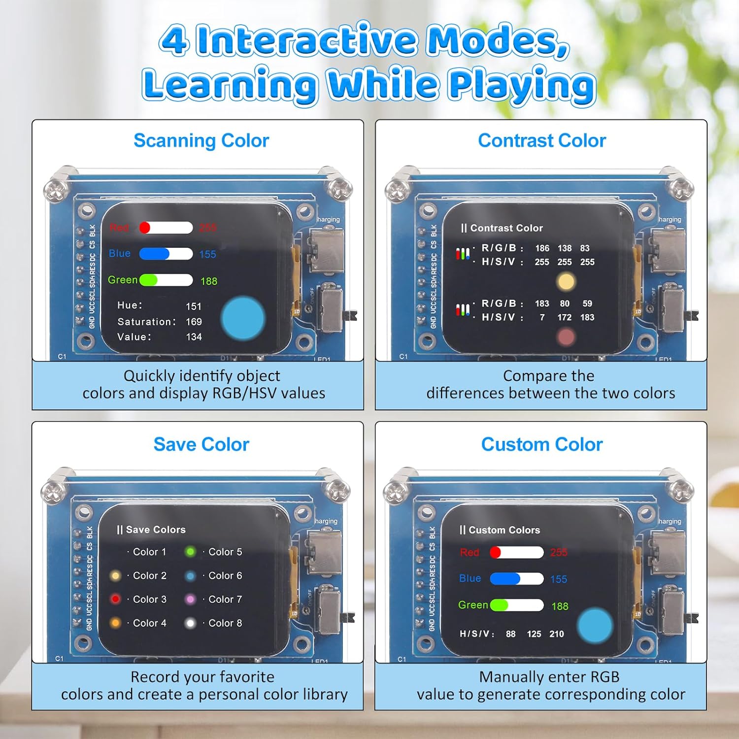DIY Color Recognition Solderin - огляд і ціна Renewable Energy Kit