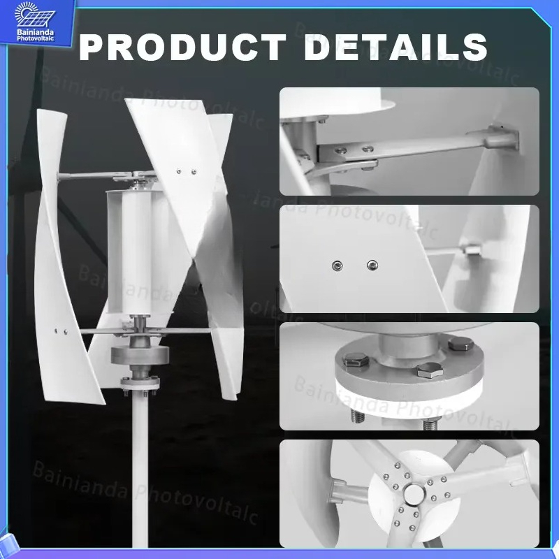 Vertical Wind Turbine Generato - огляд і ціна Renewable Energy Kit